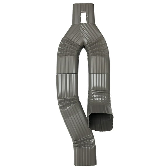 Inline Downspout Diverter for Rain Barrels (2X3, BRONZE)