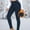 Navy, variant on Xysaqa Fleece Lined Leggings for Women, High Waisted Leggings Winter Belly Control Workout Yoga Pants Wine S