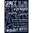thumbnail image 2 of Men's Star Trek 5-Year Mission Text  Pull Over Hoodie Navy Blue Large, 2 of 4