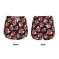 thumbnail image 3 of Rateoe Red Rose Flower Printed 2 in 1 Women's Workout Shorts for Athletic Gym Running Shorts with Phone Pockets-Medium, 3 of 7