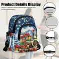 thumbnail image 6 of Binienty Christmas Train Small Crossbody Bags For Women Cute Adorable Shoulder Purse Slim Portable Cross Body Bag with RFID Anti Theft Strap Gifts for Women, 6 of 8
