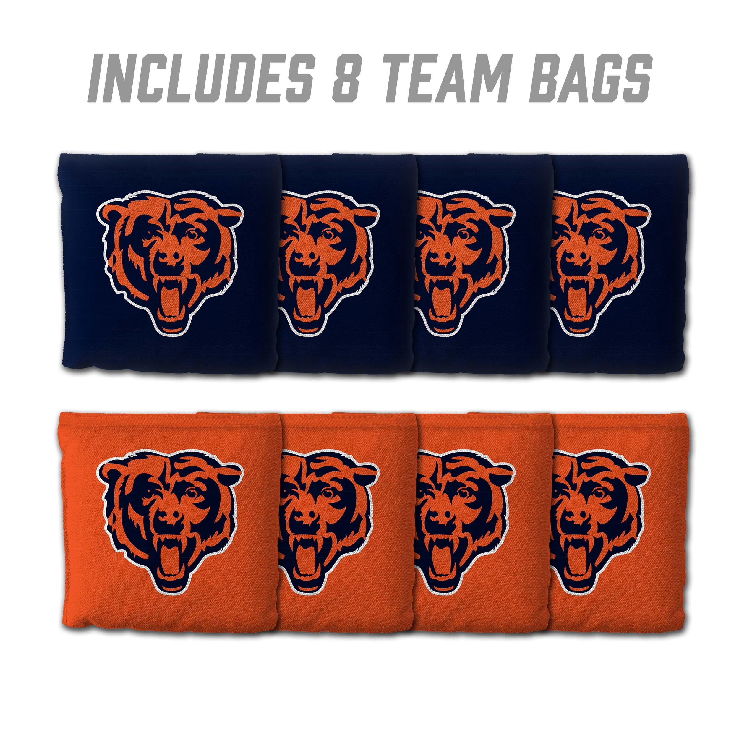 Chicago Bears 8pk Licensed Cornhole Bags