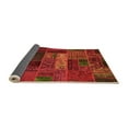 thumbnail image 2 of Ahgly Company Indoor Square Oriental Orange Modern Area Rugs, 5' Square, 2 of 4