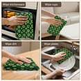 thumbnail image 5 of 4 Pcs Funny Kitchen Towels,Green Skull Pattern Microfiber Dish Towels,Kitchen Tea Towels,Kitchen Towel Set (18" X 26"), 5 of 7