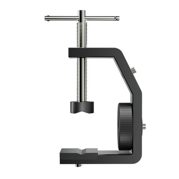 Professional C Clamp Desk Mount 1/4Inch Clip Clamp for Camera Tripod Head Desktop Clamp Stand