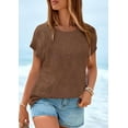 thumbnail image 5 of PRETTYGARDEN Women's Summer Sweater Vest Lightweight Knit Cap Sleeve Hollow Out Tank Tops Crochet Coverup Spring Outfits, 5 of 9