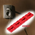 thumbnail image 2 of Espaciadores de interruptores y receptáculos, cuñas de tomacorrientes extensoras eléctricas para interruptores eléctricos, reparación de enchufes de 48 piezas, 2 of 6