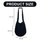 thumbnail image 2 of Bolso de hombro para mujer Bolso de crochet hecho a mano Bolso de hombro grande Bolso de lona Bolso de mano lindo negro, 2 of 5