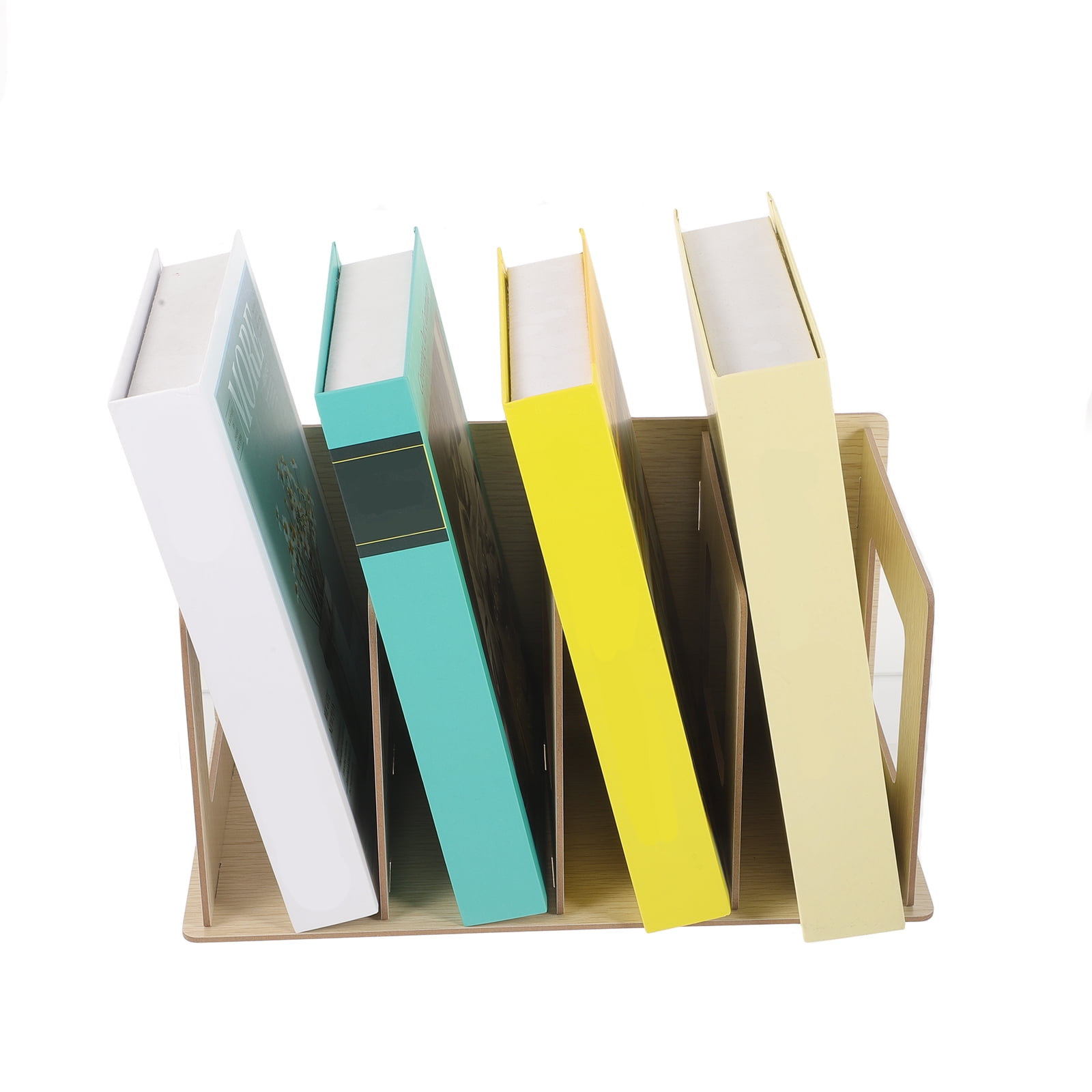 Vinyl record storage Wooden Tabletop Book Stand Vinyl Record Organizer