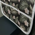 thumbnail image 3 of Palm Microwave Oven Cover, Hand Drawn Graphic with Tropical Flora on Exotic Leaves Print, Water Resistant Organizer with Pockets for Kitchen, 36" x 12", Charcoal Grey Blush, by Ambesonne, 3 of 4