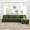 Green, variant on 120*61" Oversized Wide Seat Sectional Sofa with Reversible Chaise,Loop Yarn Fabric 5-seat Armless Indoor Furniture,Convertible L-shaped Couch for Living Room,Apartment
