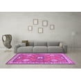 thumbnail image 3 of Ahgly Company Indoor Rectangle Geometric Purple Traditional Area Rugs, 8' x 10', 3 of 4