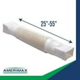 thumbnail image 4 of Ameri-Max Home Products Flex A Spout 55 in. White Vinyl Downspout Extension, 4 of 5