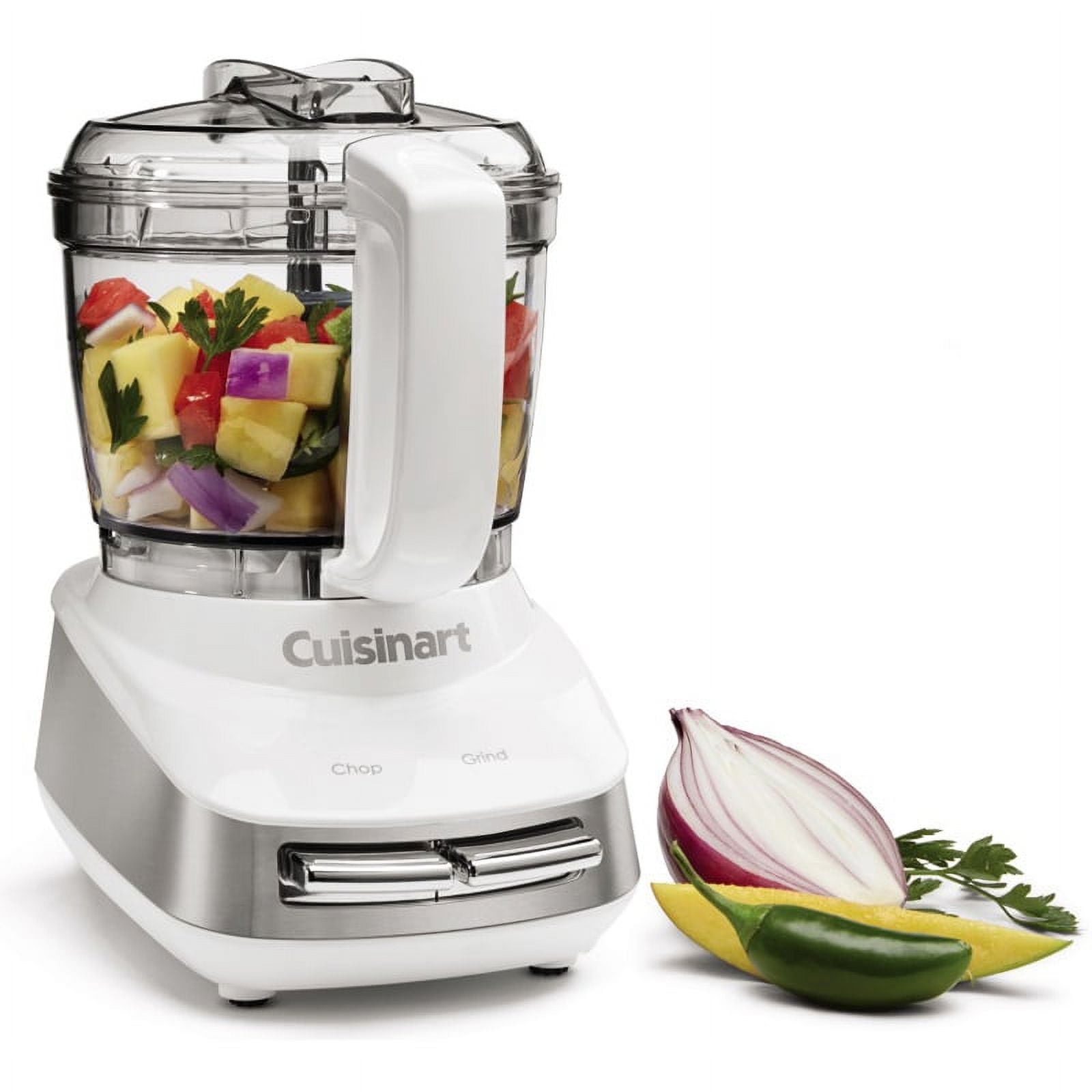 Cuisinart CH-4DC Elite Collection 4-Cup Chopper/Grinder, Die Cast Cuisinart Elite Collection 4 Cup Food Chopper - Gray for sale