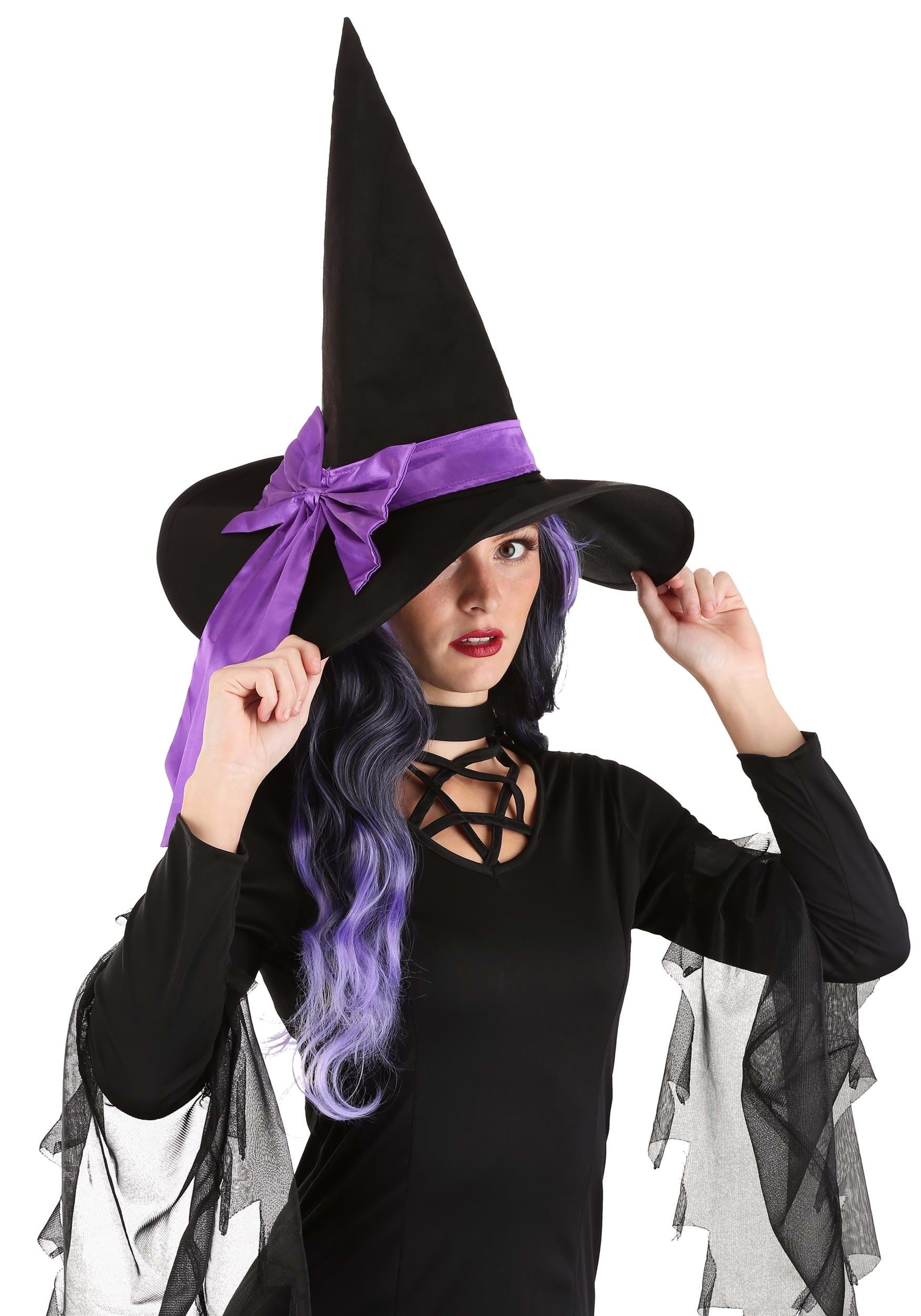 Halloween Fashion Women Witch Adult Hat Fancy Dress Costume Accessory Witch Hat 