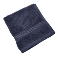 thumbnail image 3 of Beautiful by Drew Barrymore Dobby Washcloth, Soft 100% Cotton, Smokey Blue, 3 of 5