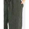 thumbnail image 2 of No Boundaries Cotton Pull-On Wide-Leg Beach Pants, Women's, 2 of 5