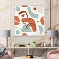 thumbnail image 2 of Designart 'Tropical Palm Leaves With Geometrical Shapes' Modern Framed Canvas Wall Art Print, 2 of 5