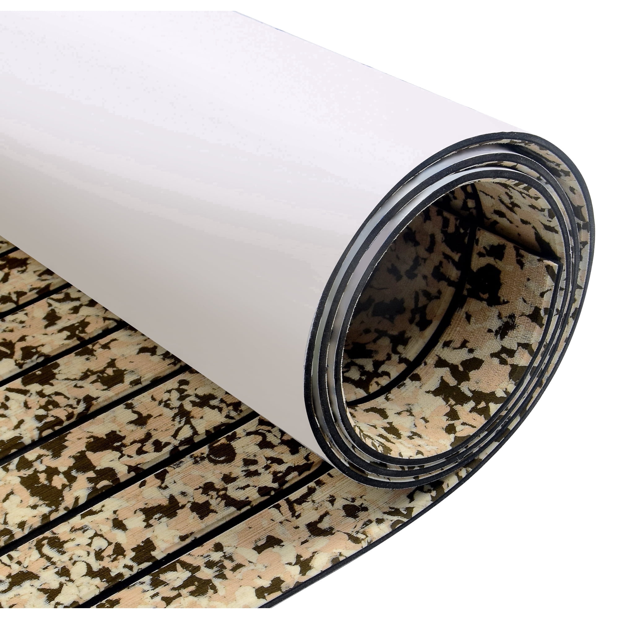AbahubFit Camo EVA Foam Boat Flooring 96"x16.8", Self Adhesive Non-Slip for Motorboat Kayak Surfboard SUP