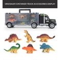 thumbnail image 4 of Dinosaur Toys Truck Carrier Truck Toys Con Dinosaurio Toys Storage Set Para Niños Niños Niñas Mayores De 3 Años Eigraketly FN003217-02, 4 of 6