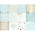 thumbnail image 3 of Wrapables 6x6 Decorative Single-Sided Scrapbook Paper for Arts & Crafts Projects, Scrapbooking, Card-Making, Ice Blue Winter Theme, 3 of 4