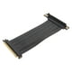 thumbnail image 3 of Cable elevador PCIE 4.0 X16, puerto de extensión de tarjeta extensora flexible de alta velocidad, cable de extensión de GPU de 90 grados para RTX 4090, color negro, 50 cm/19,7 pulgadas, 3 of 12