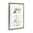 thumbnail image 2 of Stupell Industries Cottage Charming Goose in Sunhat Gray Floating Frame Canvas Art, 17 x 25, by Ink Drop Loft, 2 of 8