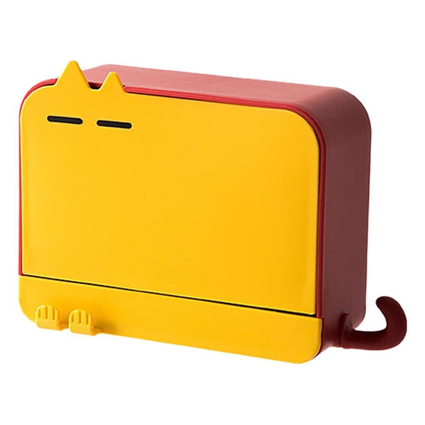 Jabonera de barra para , jabonera para baño, impermeable, montada en pared, jabonera, jabonera, escurridor para mantener el jabón limpio y sec amarillo apagado Macarena jabonera autodrenante