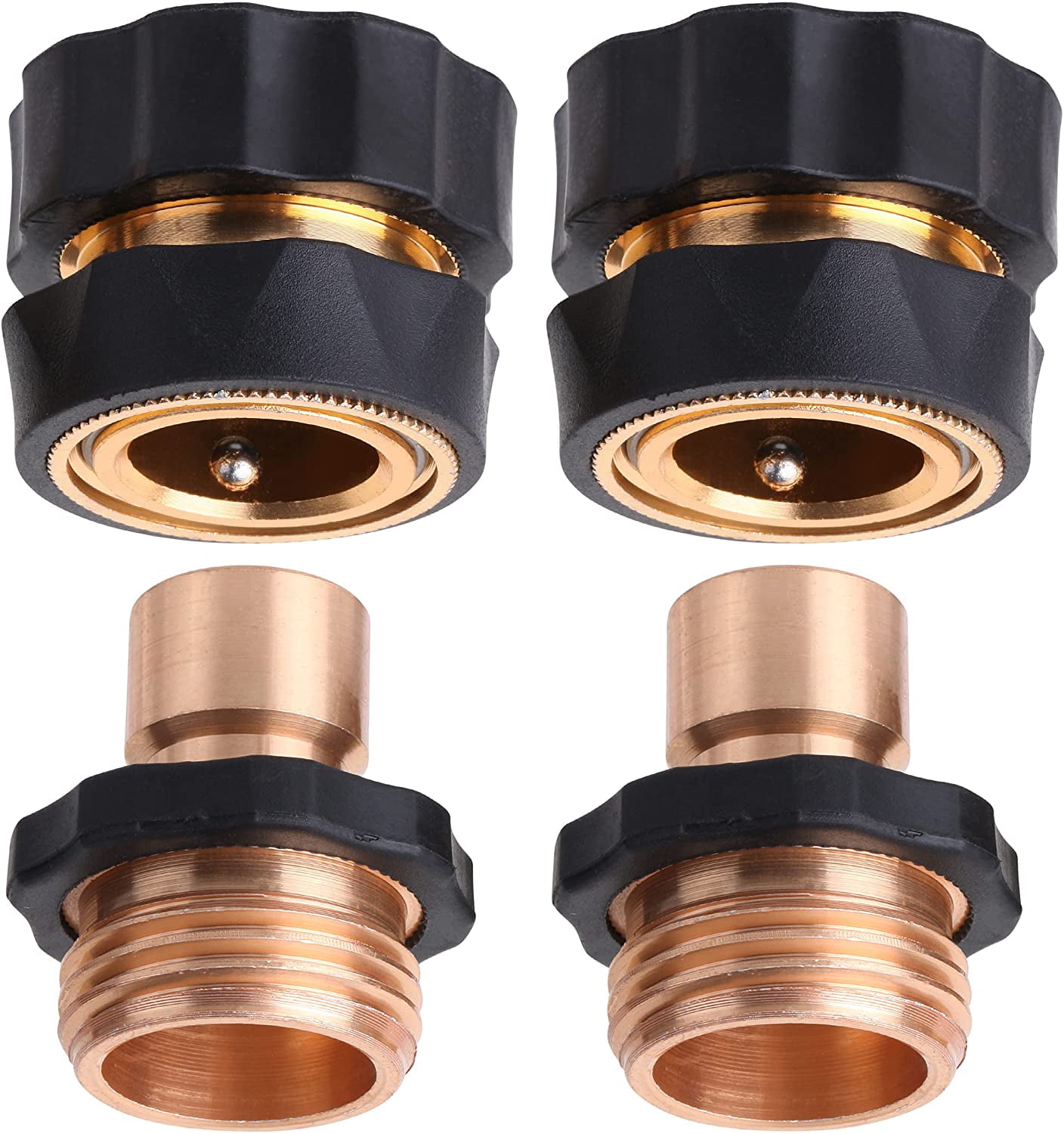 Brass Air Line Hose Twist Lock Coupler Fittings &BSP Male Thread Quick Connector 
