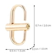 thumbnail image 2 of TEHAUX 6Ud Hebillas De Ajuste Para De Bolsa En Color Dorado Compactas Y Ligeras, 2 of 8
