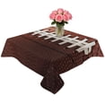 thumbnail image 2 of American Football Laces Table Cloth Waterproof Tablecloths, Classic Rugby Sports Tablecloth Dining Table Cover for Kitchen Party Tabletop Outdoor, Square Tablecloth 60x60 Inch, 2 of 9