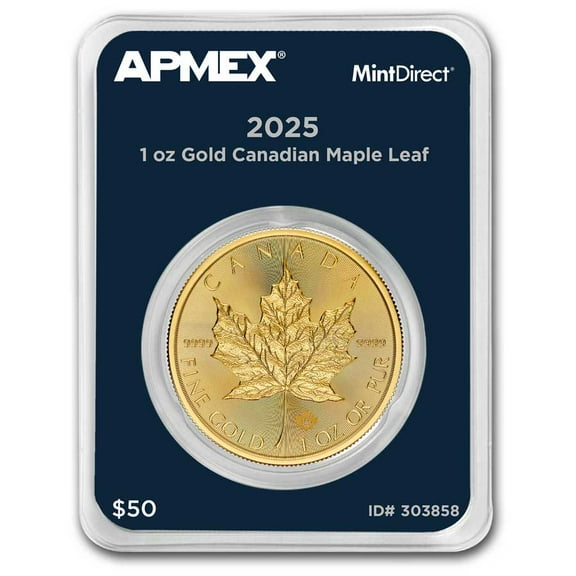 2025 Canada 1 oz Gold Maple Leaf (MintDirect® Single)