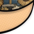 thumbnail image 3 of 36.2 Inch Round Floor Mat Beautiful Deer Wearing A Crown Carpet Decor Rug for Living Room Bedroom, 3 of 6