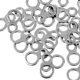 thumbnail image 3 of 100Pc 8 Anillos de material acero Inoxidable de Resistencia Anzuelos S / M Cola Gancho de anillo de pesca 100pcs, 3 of 7