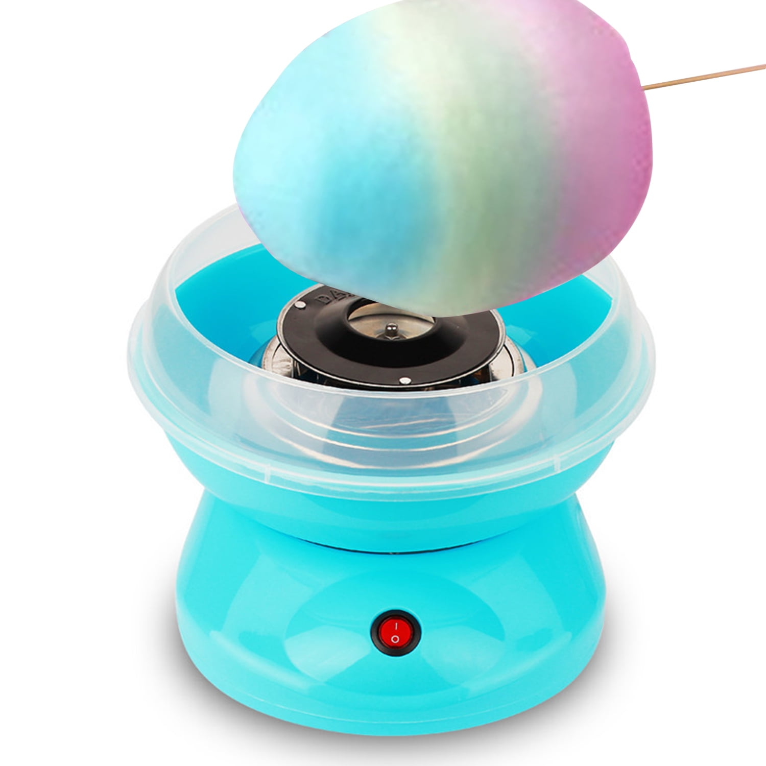 Mini Candy Floss Maker 450W for Kid Toys,Blue Retro Electric Cotton Candy Machine 