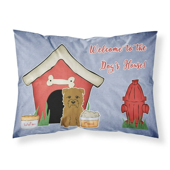Dog House Collection Glen of Imal Tan Fabric Standard Pillowcase