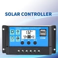 thumbnail image 1 of Maoww 12/24V Solar Charge Controller with Dual USB Port and LCD Display for Domestic Commercial Industrial Applications, 1 of 9