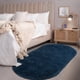 thumbnail image 4 of Alfombras mullidas Carpet Softlife para dormitorio, color azul marino, 80 cm x 160 cm, 4 of 7