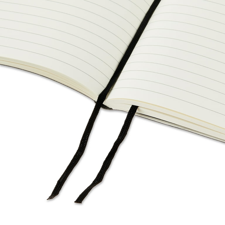 Pen+gear Simulated Leather Journal, Black, 7.5 inch x 9.75 inch, 192 Ruled Pages Pen+gear Simulated Leather Journal, Black, 7.5 inch x 9.75 inch, 192 Ruled Pages