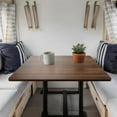 thumbnail image 2 of Kaboon Universal Table Top 36 x 36 inches Sqaure Pack of 2, Round corner, Dark Walnut, 2 of 6