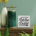 thumbnail image 3 of Zomyto 7"x7" Country Laundry Room Wood Box Sign Decor Desk Sign Best Days End in Dirtiest Clothes Wooden Box Block Sign, 3 of 5