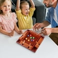 thumbnail image 2 of Yonrjhukm Wooden Shut The Box Game, Shut The Box Dice Game, 2-4 Players Classic Board Game, Wooden Tabletop Game, 8 Dice, Family Classics Tabletop Version Games for Homes, Christmas Party, or Pub, 2 of 7