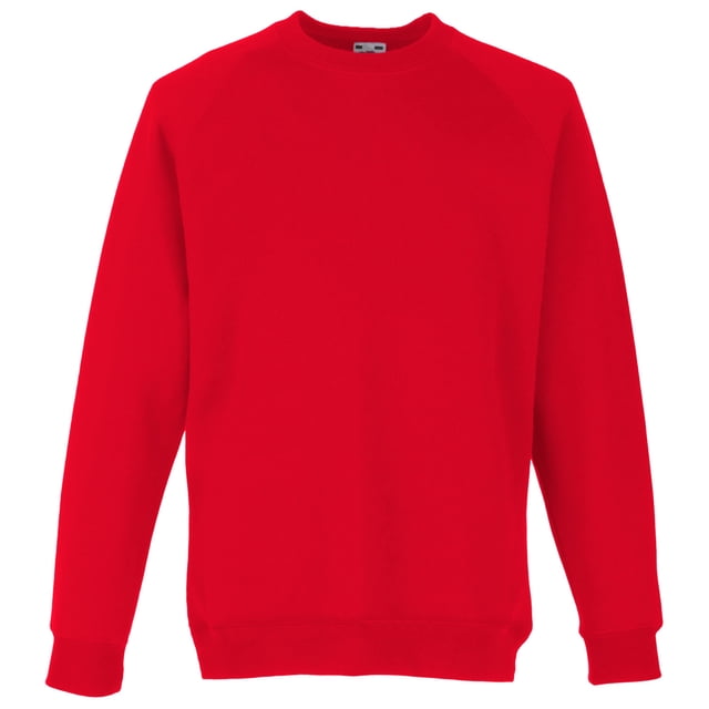 Fruit Of The Loom Childrens Raglan Sleeve Sweatshirt