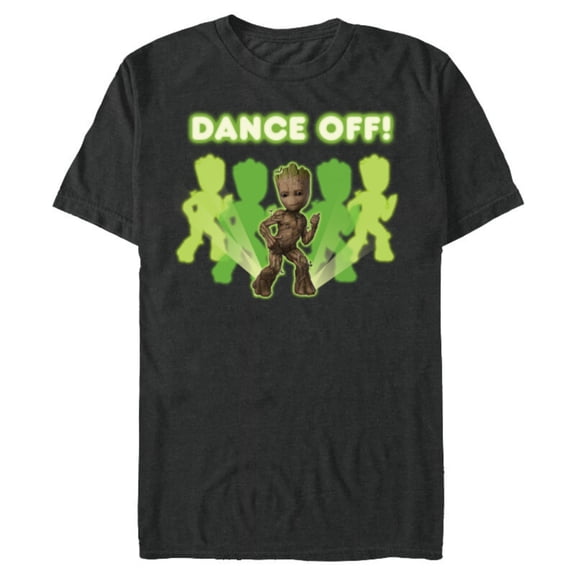 Marvel Studios’ I Am Groot Dance Off! - Short Sleeve Blended T-Shirt for Adults - Customized-Dark Heather