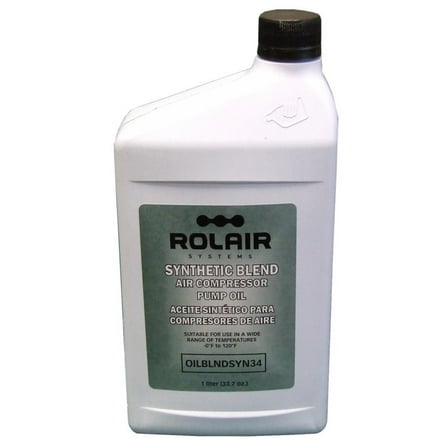 Rolair All-Weather Synthetic-Blend Air Compressor Oil