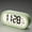 8897 Light Green, variant on 3-Alarm Digital Alarm Clock with Adjustable Brightness, Sleek Oval Design, Battery-Powered (AAA Not Included) - Ideal for Students & Office Workers, Perfect Gift for Men & Women, Clock for Desk