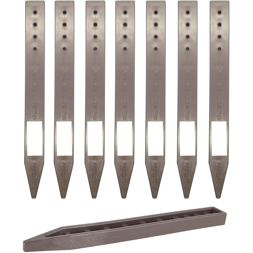 10Pack Heavy Duty, Brown Landscape Lawn & Garden Border Edging