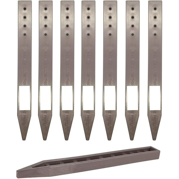 10Pack Heavy Duty, Brown Landscape Lawn & Garden Border Edging