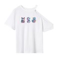 thumbnail image 1 of Camiseta para Mujer Verano Suave Camiseta Básica para Vacaciones Calle Viajes Oficina Mujer SG, 1 of 7