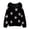 Black, variant on Women's Plus Size Star Pattern Knit Sweater Loose V Neck Pullover Soft Comfortable Fall Winter Casual Tops